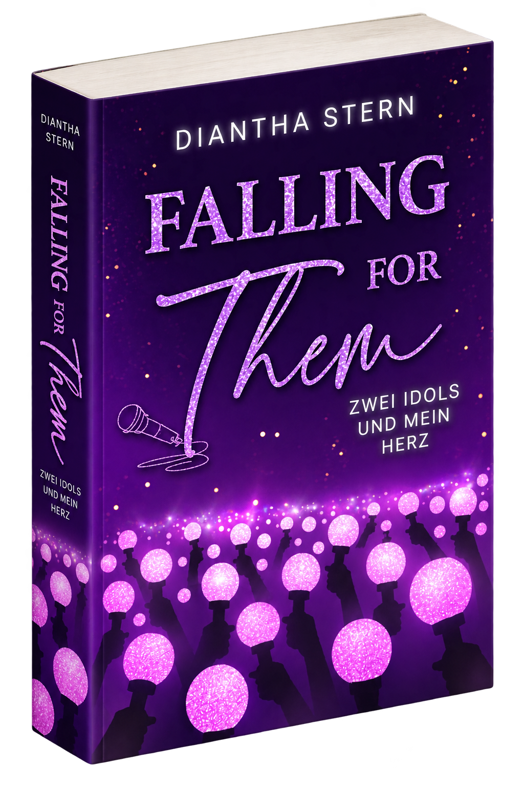Buchcover von „Falling For Them - Zwei Idols und mein Herz“ von Diantha Stern