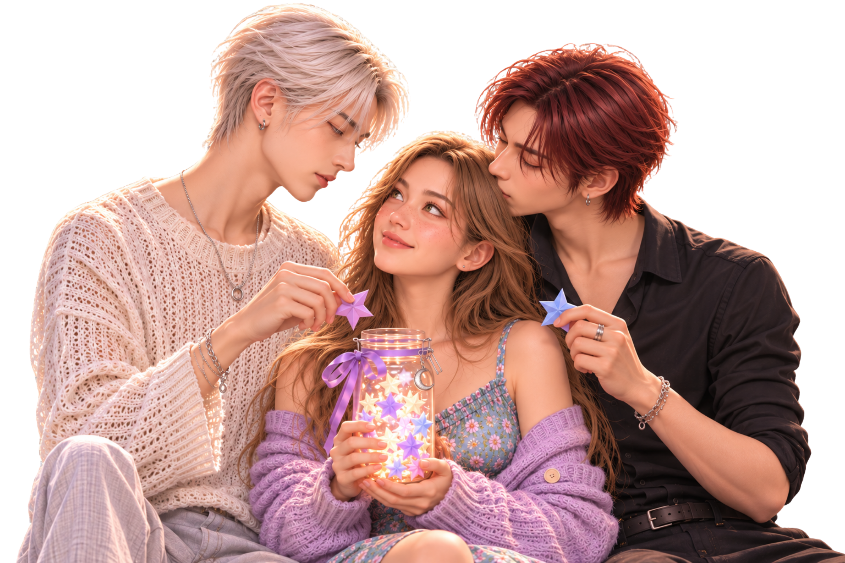 Seonghak, Emilia und Yusan